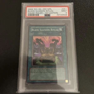 Yugioh Black Illusion Ritual 1st Edition MRL-051 PSA 9 BGS CGC WOW - Picture 1 of 3