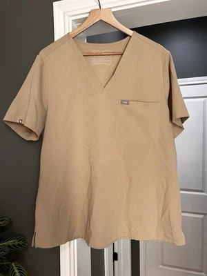 Blusa Médica Figs Mujer Manga Corta Talla XXL Crema Foto 1 de 4