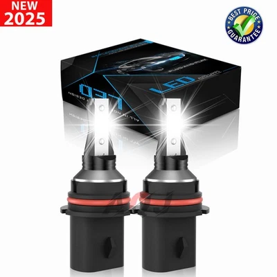 For Mazda MPV 1989-1995 2pcs 9007 LED Headlight High/Low Beam Bulbs Kit - Image 1 of 4