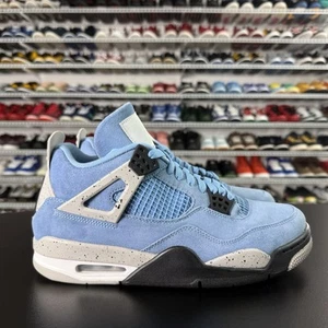Nike Air Jordan 4 Retro University Blue CT8527-400 Men’s Size 9 Missing Insoles - Picture 1 of 9