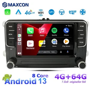 7" Autoradio Wireless Carplay Android Auto 8-CORE BT GPS RDS Für VW GOLF PASSAT - Bild 1 von 17
