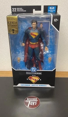 NEW 2025 DC Multiverse SUPERMAN Battle Damage Movie McFarlane Gold Label Target - Image 1 of 2