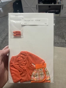 Vintage Barbie Clothes Tangerine Scene Mod Era #1451 - Picture 1 of 9