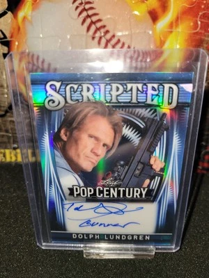 DOLF LUNDGREN 2025 Leaf Pop Century Scripted Autograph “Gunner” 2/7 - Imagem 1 de 2