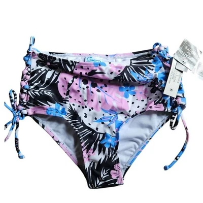 California Waves High waisted tropical bottom bikini swim Size Small - Image 1 of 4