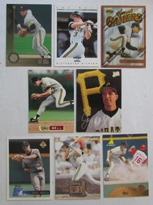 Jay Bell 8-card lot Pittsburgh Pirates MLB - Picture 1 of 2