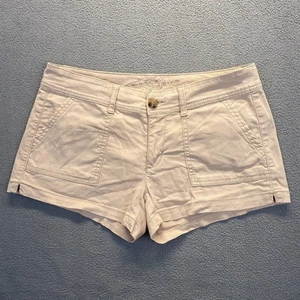 Arizona Womens Size 5 Beige Chino Shorts Pocket,Teens,Corduroy - Picture 1 of 8