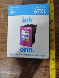 Onn 67XL HP High Yield Ink Cartridge, Tri-Color Exp 4-2025 Bin11 - Picture 1 of 1