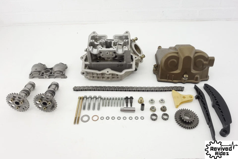 Распредвал передней головки блока цилиндров Aprilia 06-09 Rsv1000r 06-10 Tuono оригинальный 3,8 тыс. миль  - Изображение 1 из 4