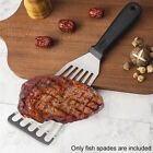 Heat Resistant Portable Grill Spatula Cooking BBQ Tool Stainless Steel Kitchen