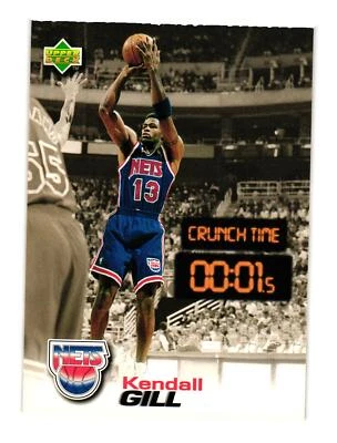 1997 Upper Deck Nestle Crunch Time #CT27 Kendall Gill New Jersey Nets - Image 1 of 2