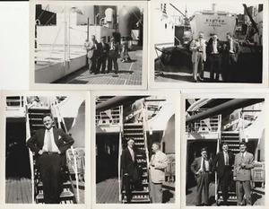 FOTOS DE BARCO EXETER VINTAGE AÑOS 40 ALBERTA CANADÁ 5 DIFERENTES - Imagen 1 de 1