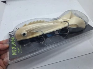 14.5" Chaos Tackle Husky Medussa Off White Head Jerkbait Musky Lure - Imagen 1 de 3