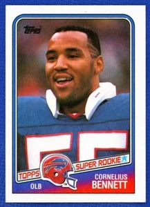 1988 Cornelius Bennett Topps Super Rookie #230 (RC) Bills NM - Bild 1 von 2