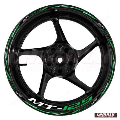 For YAMAHA MT-125 MT125 Waterproof Decal Wheel Reflective RIM Stickers - Изображение 1 из 4