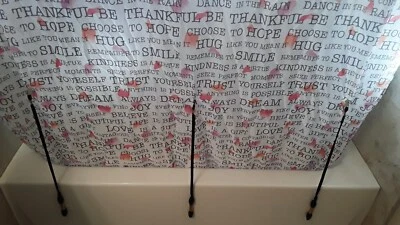 (Set of 4) Shower Curtain Restrainers: Prevent Shower Curtain Blowing In On You! - Image 1 of 4