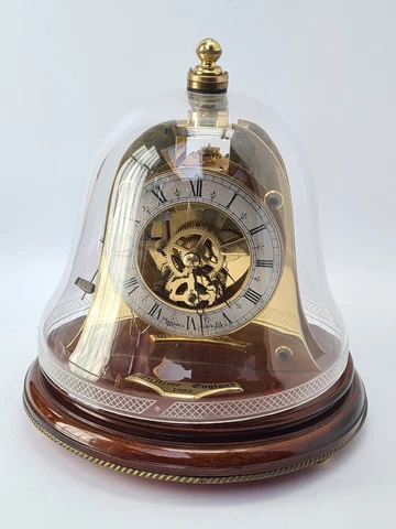 Vintage Mappin & Webb The Mariner Skeleton Clock Bell clock Cover