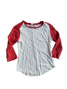 NEW WE THE FREE BY FREE PEOPLE Cotton 3/4 Sleeve Shirt Top XS Extra Small - Picture 1 of 5