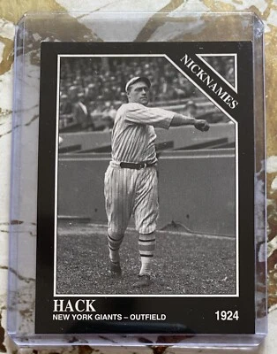 1993 The Sporting News Conlon Collection #736 Hack Wilson - New York Giants - Image 1 of 3