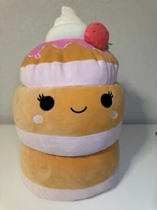 Squishmallows Sawtelle LARGE 18" Strawberry Shortcake Pancake - Picture 1 of 6