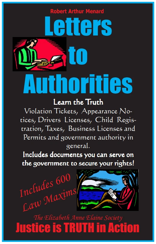 Awesome! Brand New! - Letters to Authorities Book with 600 Law Maxims included! - Image 1 of 4