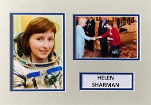 HELEN SHARMAN HAND SIGNED A4 PHOTO MOUNT DISPLAY BRITISH ASTRONAUT AUTOGRAPH 4 - Picture 1 of 1
