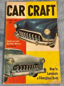 Vintage Car Craft Magazine Volume 3 No. 8 January 1956 R.E. Petersen Paperback - Picture 1 of 11