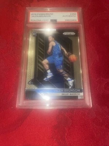 Jalen Brunson Auto RC 2018 Panini Prizm PSA Auto Authentic Mavericks/Knicks Star - Bild 1 von 2