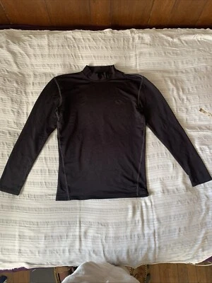 LAYER 8 Performance SMALL black Long Sleeve Athletic Top Qwick Dry - Image 1 of 4