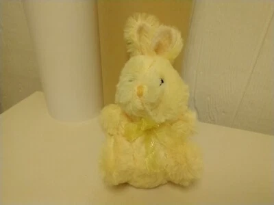  Lindo juguete de peluche de Pascua amarillo suave conejo 28/09/23. Foto 1 de 2