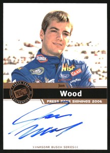 2006 Press Pass Signings #63 Jon Wood NBS Autograph 