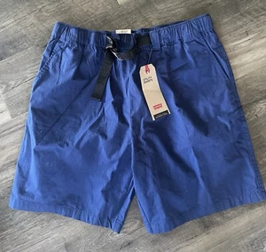 Nuevo con etiquetas Pantalones Cortos Levi’s Utility Bolsillos con Cinturón Senderismo Aire Libre Para Hombre Talla M Azul - Imagen 1 de 6