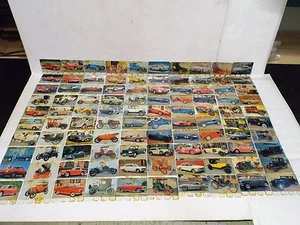 COOP FRENCH ADVERTISING METAL PLATES THE AUTO COLLECTION 1960s FULL SET (AM26) - Foto 1 di 6
