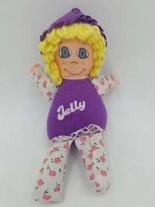 Vintage 1980s Peanut Butter and Jelly Doll Soft Plush Toy, Amtoy, Morgan Inc 7" - Picture 1 of 8