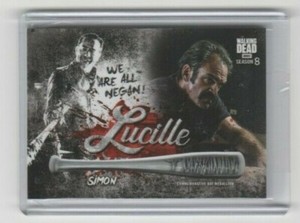 WALKING DEAD SEASON 8 SIMON COMMEMORATIVE BAT MEDALLION   WALMART EXCLUSIVE!