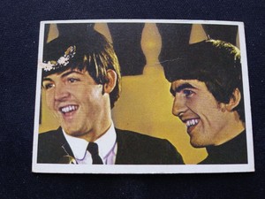 1964 Topps Beatles Diary Card # 37A Paul, George (GD)