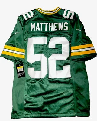 Nueva Jersey Clay Matthews Para Hombres Pequeña Limitada Nike Green Bay Packers Foto 1 de 4