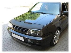 CAR HOOD BRA fit VW Golf 3 MK3 NOSE FRONT END MASK TUNING - Imagen 1 de 4