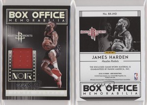 2018-19 Panini Noir Box Office Memorabilia /99 James Harden #BX-JHD