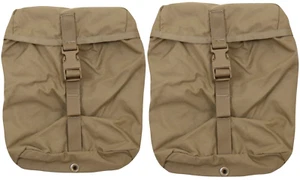 2x NEW USMC Sustainment Pouch Coyote Dump Pouch Field Pack Rucksack Marine Corps - Picture 1 of 3