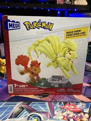 Mega Construx Pokemon Vulpix Ninetales Evolution Set - New Sealed - Image 1 of 4
