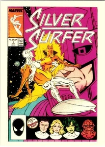 Marvel Silver Surfer Series II Trading Card #45 Galactus Fantastic Four 1st - Picture 1 of 2
