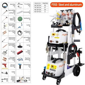 OLYM F95E steel + aluminum dent puller spot welder machine car auto repair NEW - Picture 1 of 6
