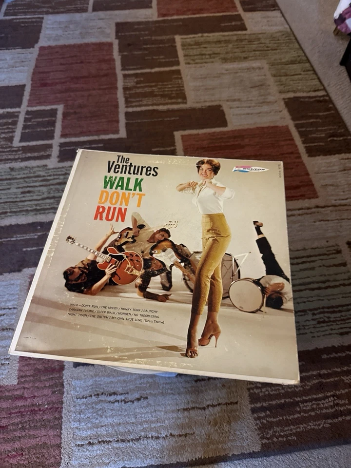 Vintage 1962 The Ventures "Walk Don't Run" Vinyl Record LP Dolton BLP-2003 Foto 1 de 1