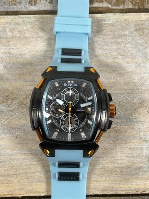 Мужские часы Invicta S1 Rally Diablo No34509 Gulf синие оранжевые - Изображение 1 из 4