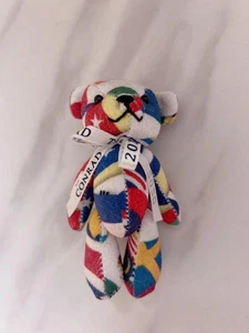 Conrad Bear Olympics 2020 Plush Strap Keychain Used - Picture 1 of 1