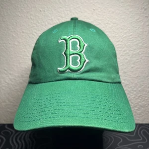 New Era BOSTON RED SOX Green  Clover St Patricks Day Strapback Baseball Hat OSFM - Picture 1 of 7