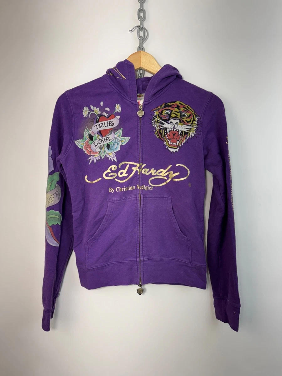 Ed Hardy Purple Hoodies for Women for sale | eBay
