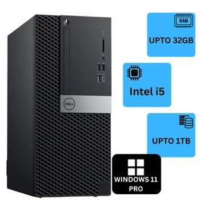 Dell OptiPlex Desktop PC Intel i5 | Up to 32GB RAM | Up to 1TB SSD | Win 11 Pro - Picture 1 of 13