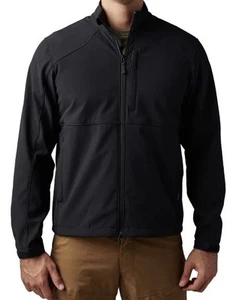 5.11 Tactical Nevada Softshell Jacket Men Size Medium Black Full Zip retail $148 - Picture 1 of 13